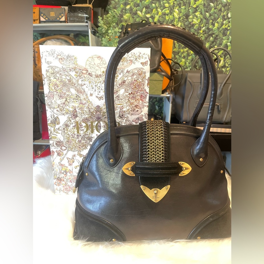 CHRISTIAN DIOR JEANNE HANDBAG W/ COA - Picture 1 of 14
